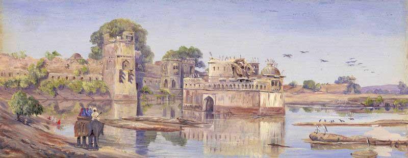 Marianne North Rajput Forts Germany oil painting art